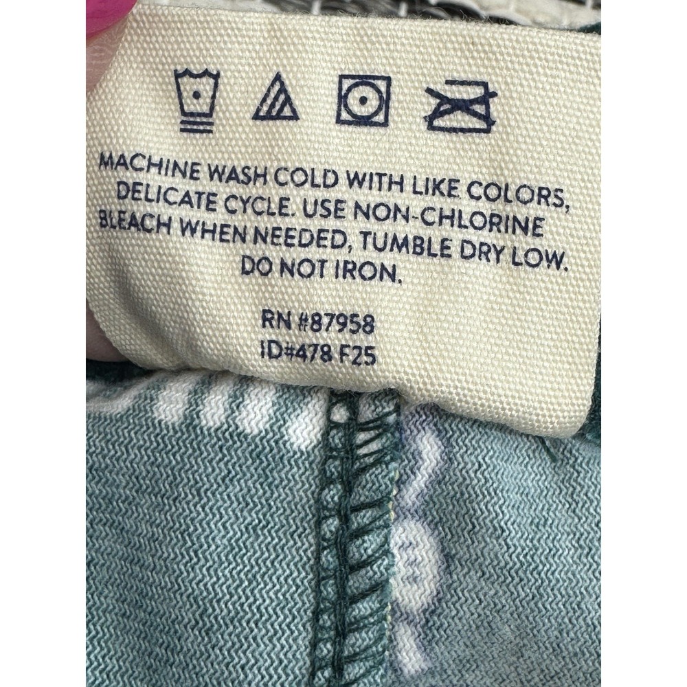 Life Is Good Pajama Pants Mens Small Green Game On Dog Football Lounge Sleepwear - Picture 14 of 14